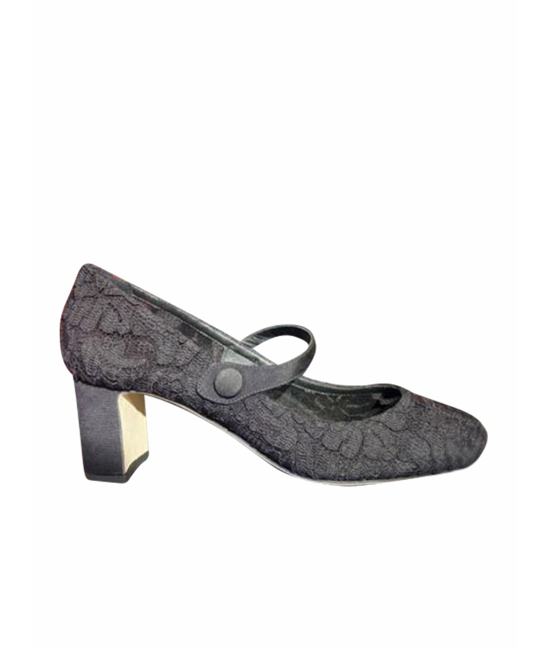 DOLCE&GABBANA Черные текстильные туфли, фото 1