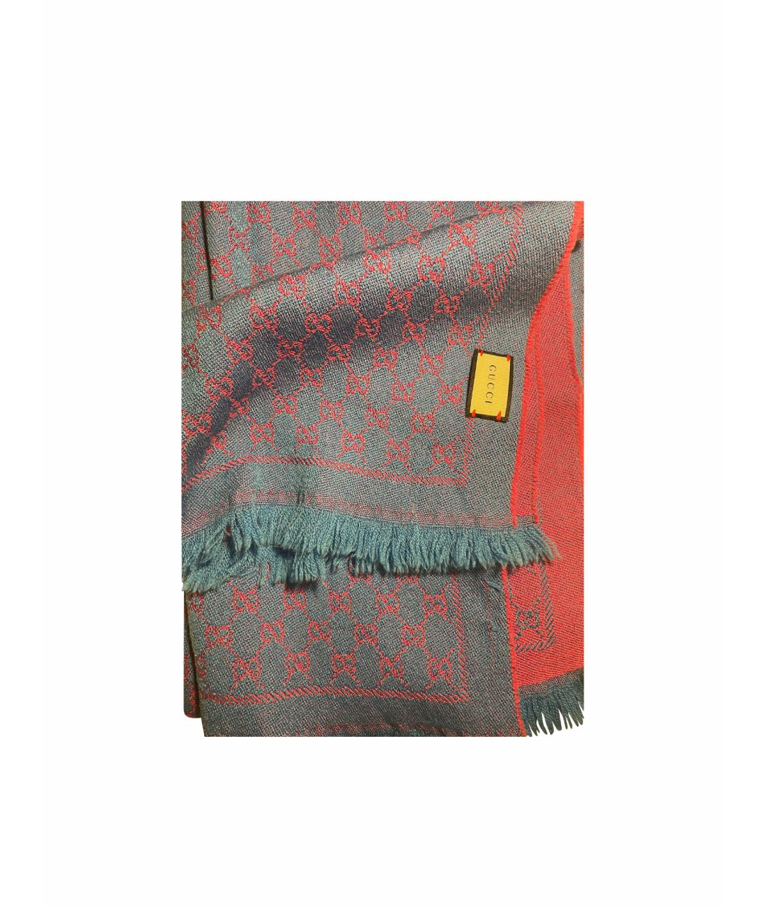 GUCCI Шерстяной шарф, фото 1