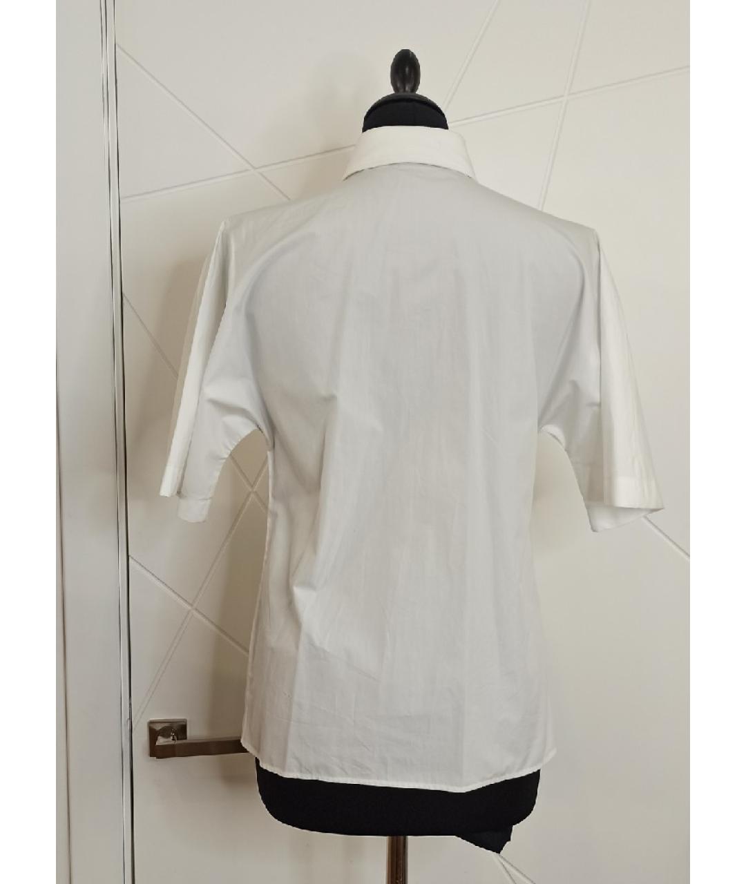 DOLCE&GABBANA Белая хлопковая рубашка, фото 3