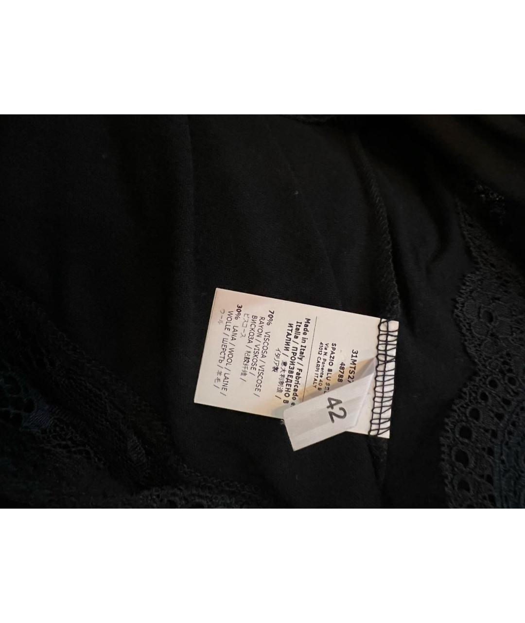 BLUGIRL Черный вискозный джемпер / свитер, фото 4