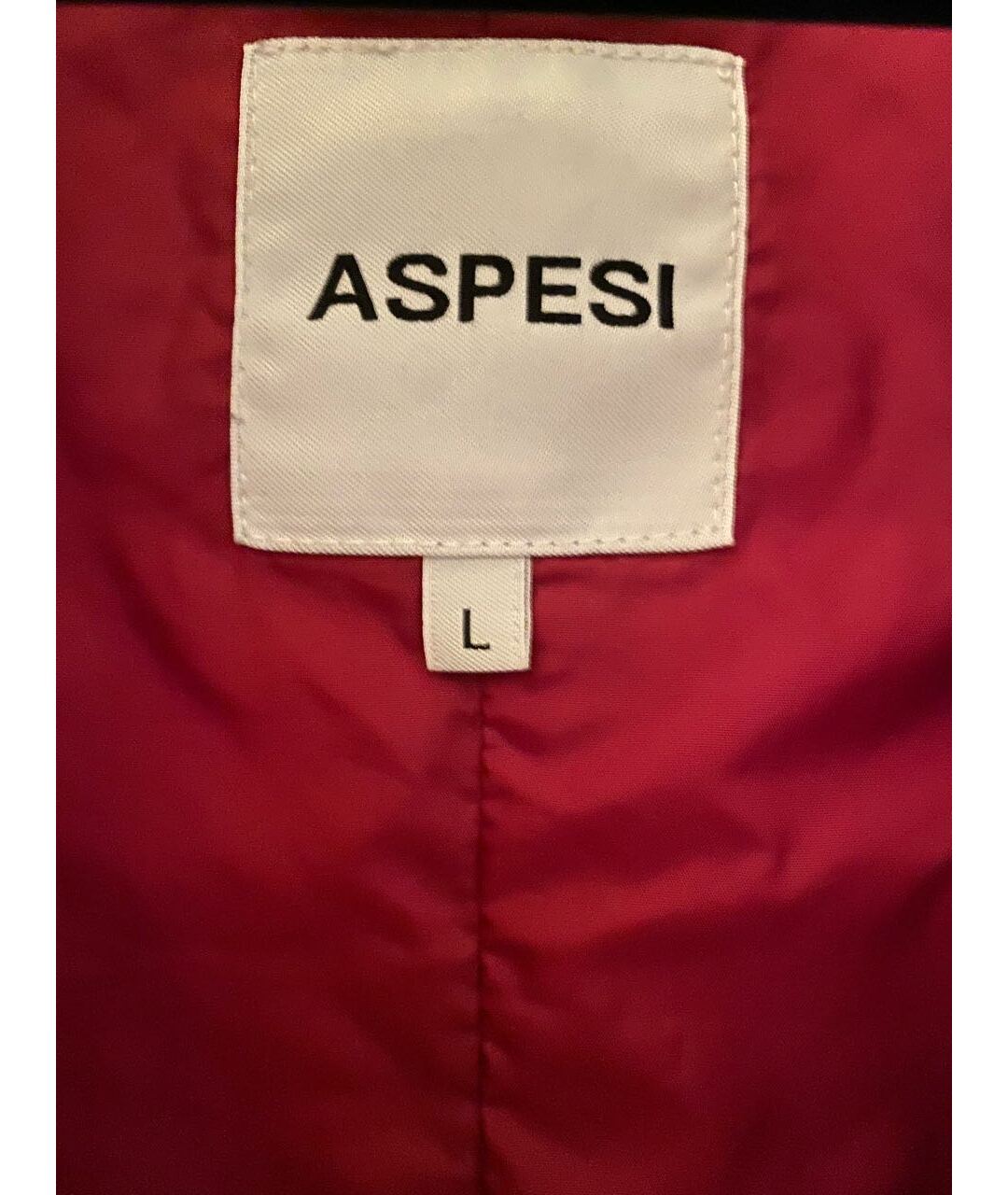 ASPESI Бордовая полиамидовая куртка, фото 3