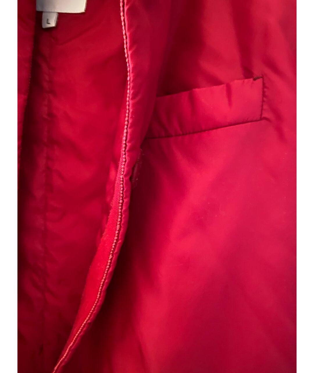 ASPESI Бордовая полиамидовая куртка, фото 7