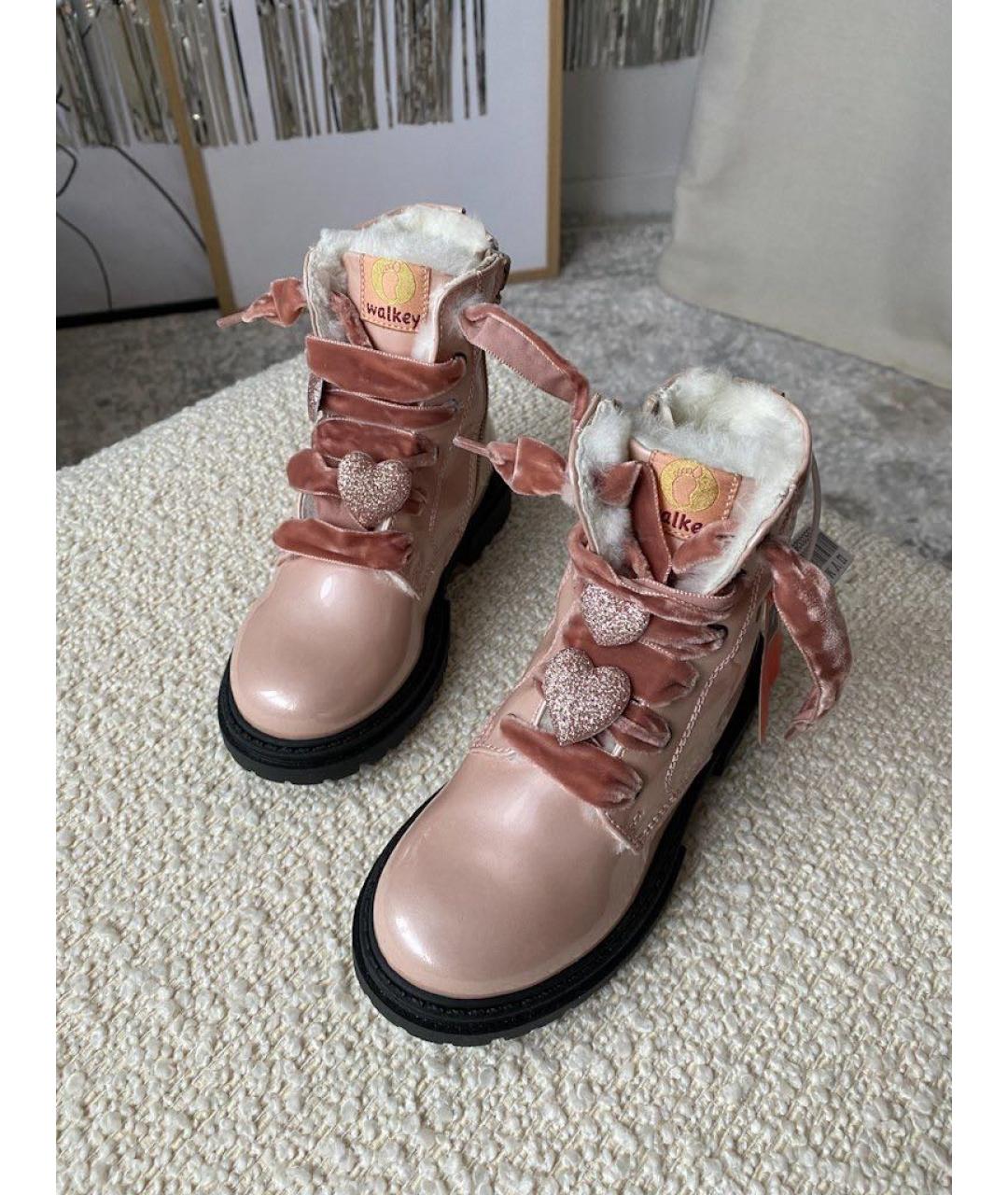 WALKEY Розовые ботинки, фото 2