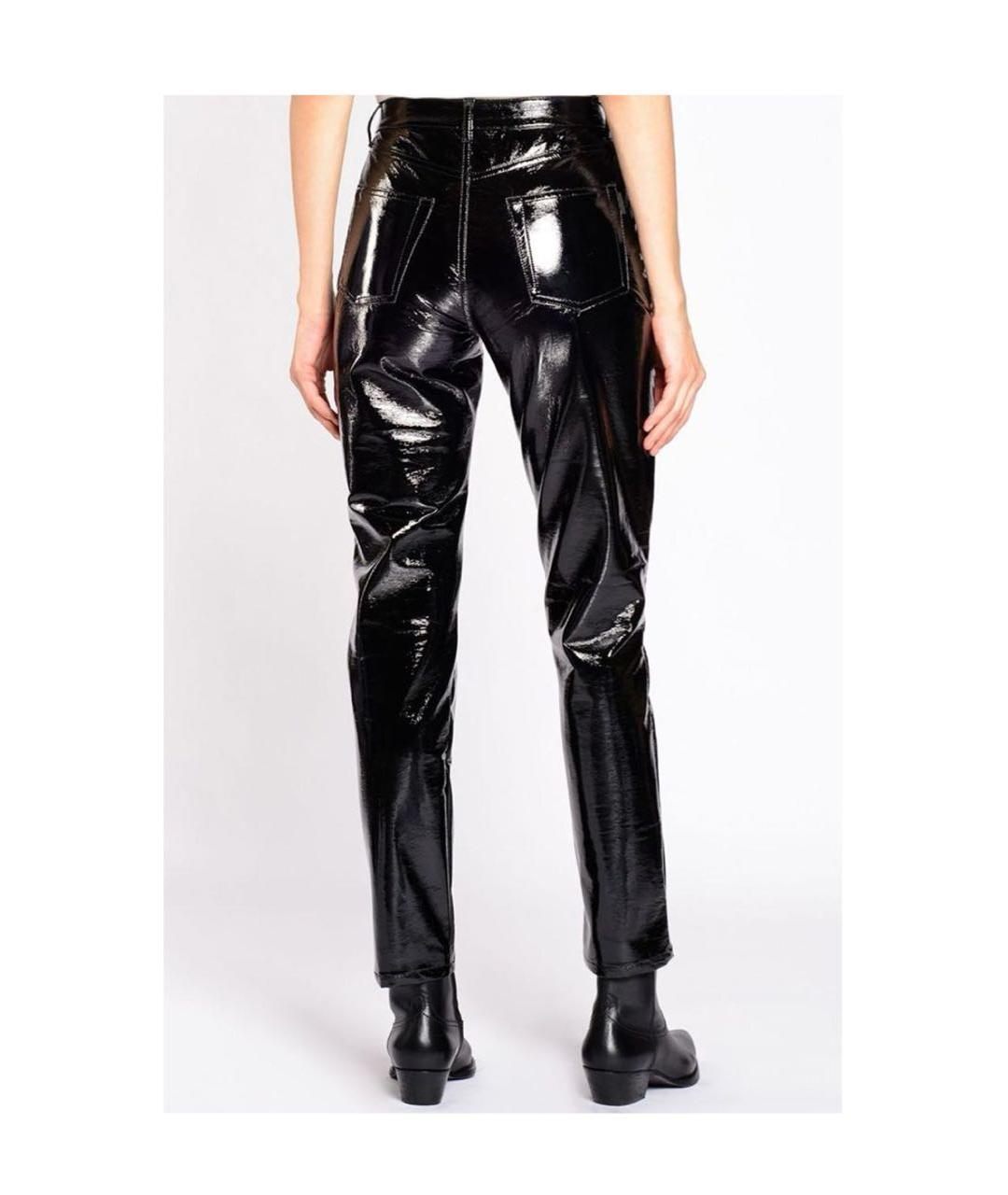 SAINT LAURENT Черные брюки узкие, фото 3