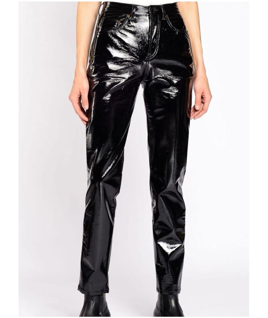 SAINT LAURENT Черные брюки узкие, фото 2