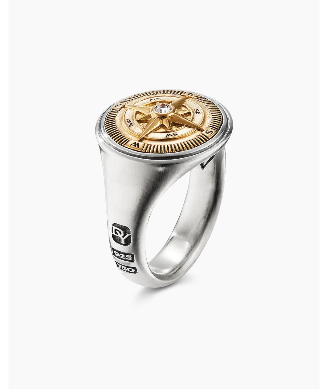 David Yurman Мульти серебряное кольцо, фото 2