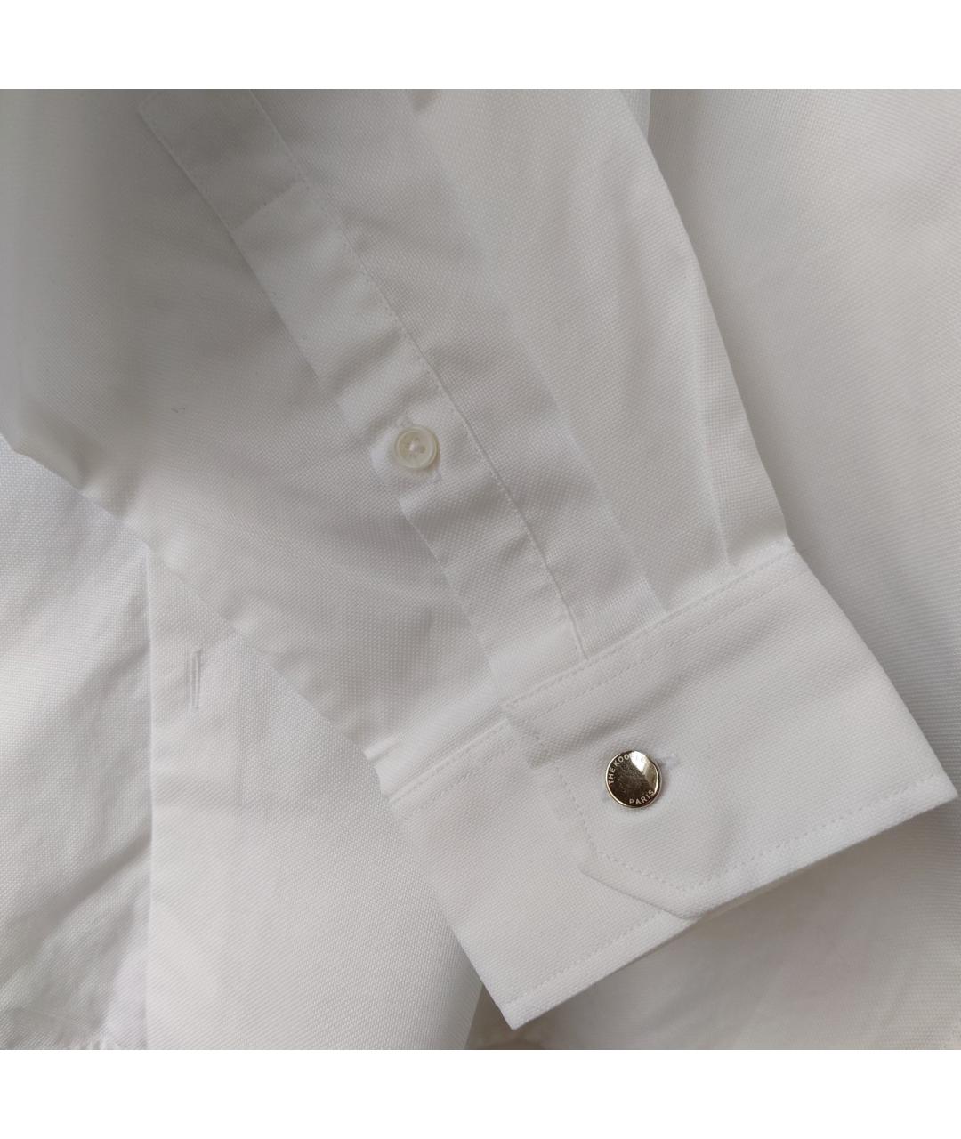 THE KOOPLES Белая хлопковая классическая рубашка, фото 4