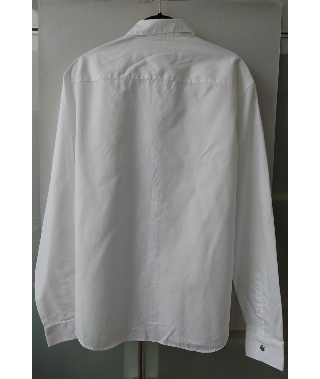 THE KOOPLES Белая хлопковая классическая рубашка, фото 2