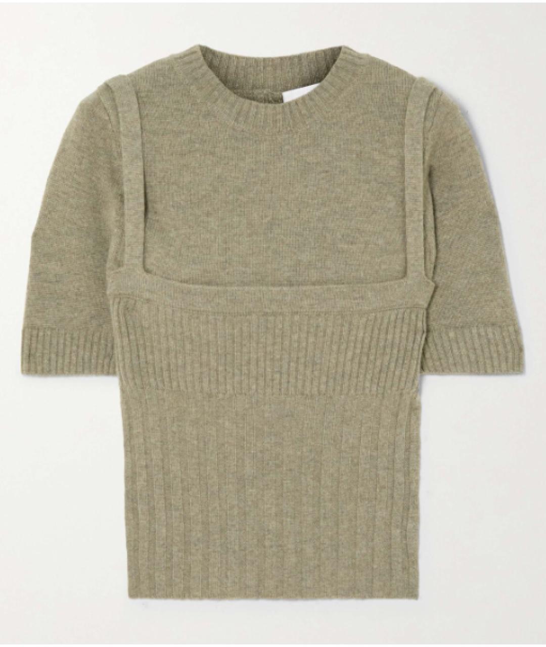 CHRISTOPHER ESBER Зеленый шерстяной джемпер / свитер, фото 4
