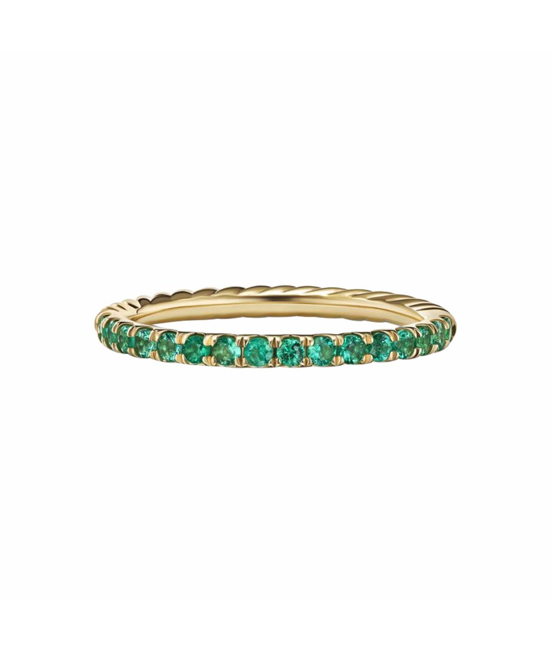 David Yurman Зеленые кольцо из желтого золота, фото 1