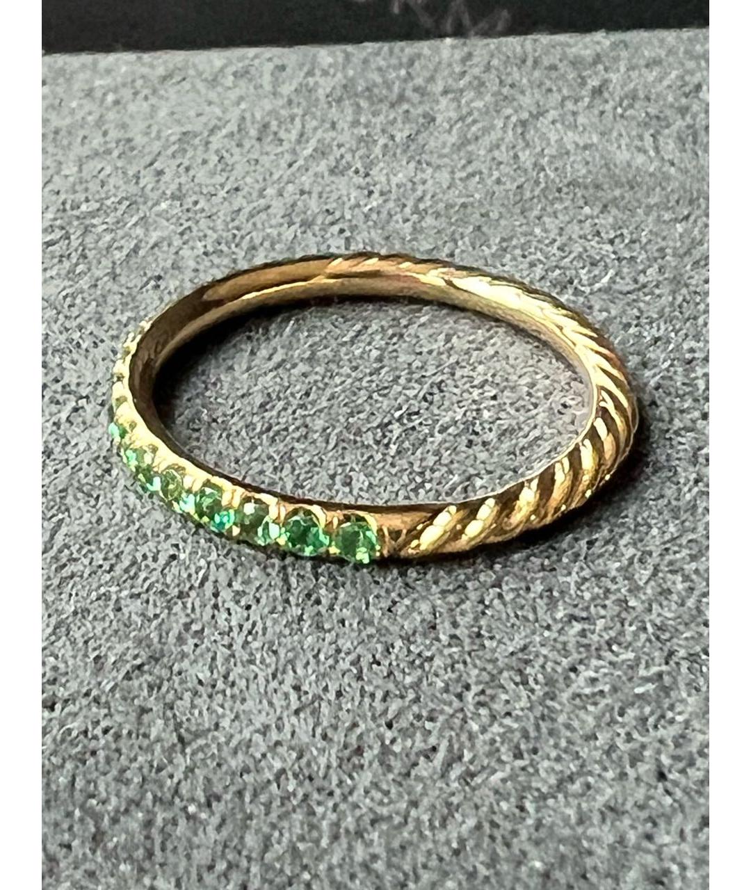 David Yurman Зеленые кольцо из желтого золота, фото 4