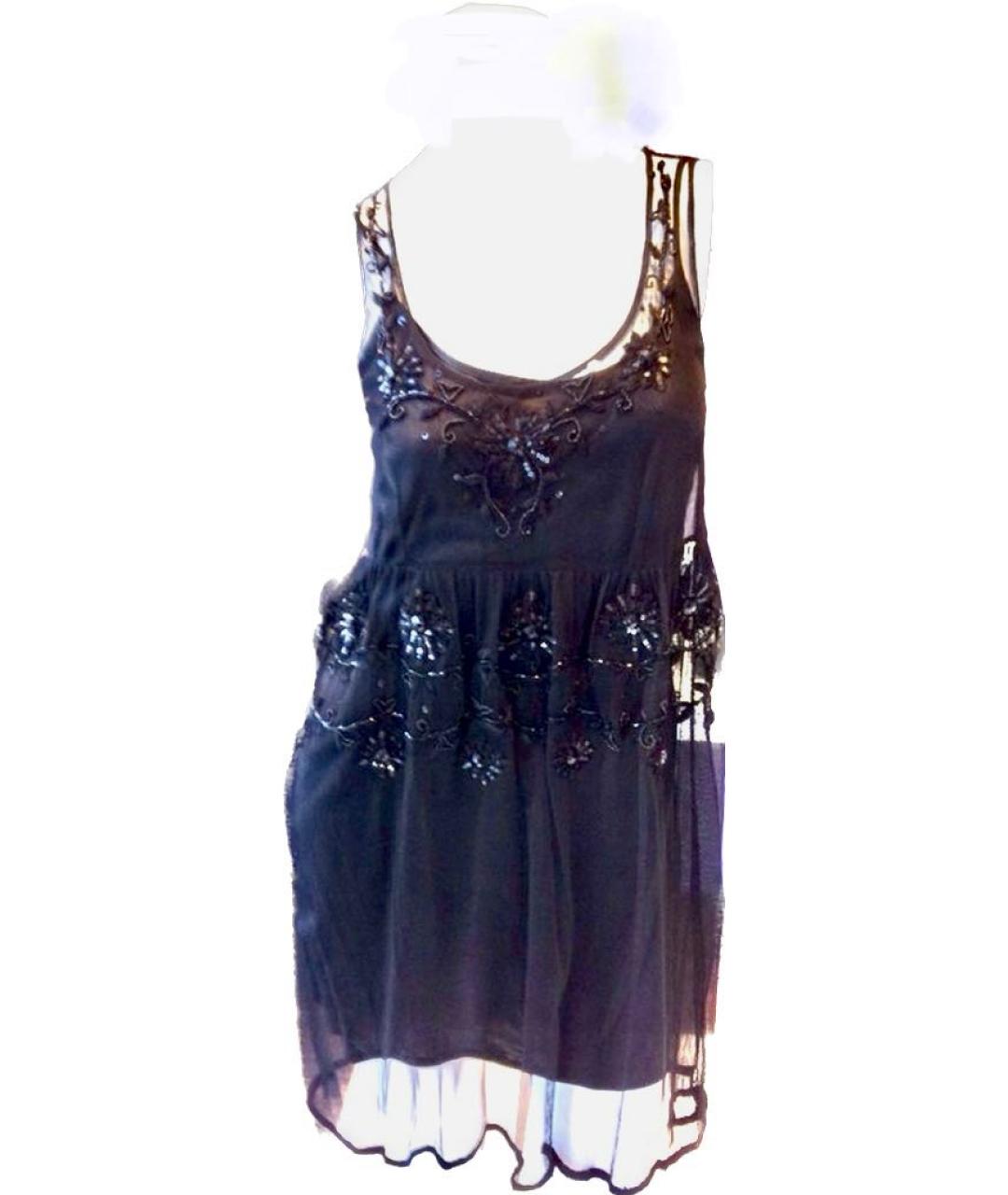 JOHN GALLIANO Черное синтетическое коктейльное платье, фото 6