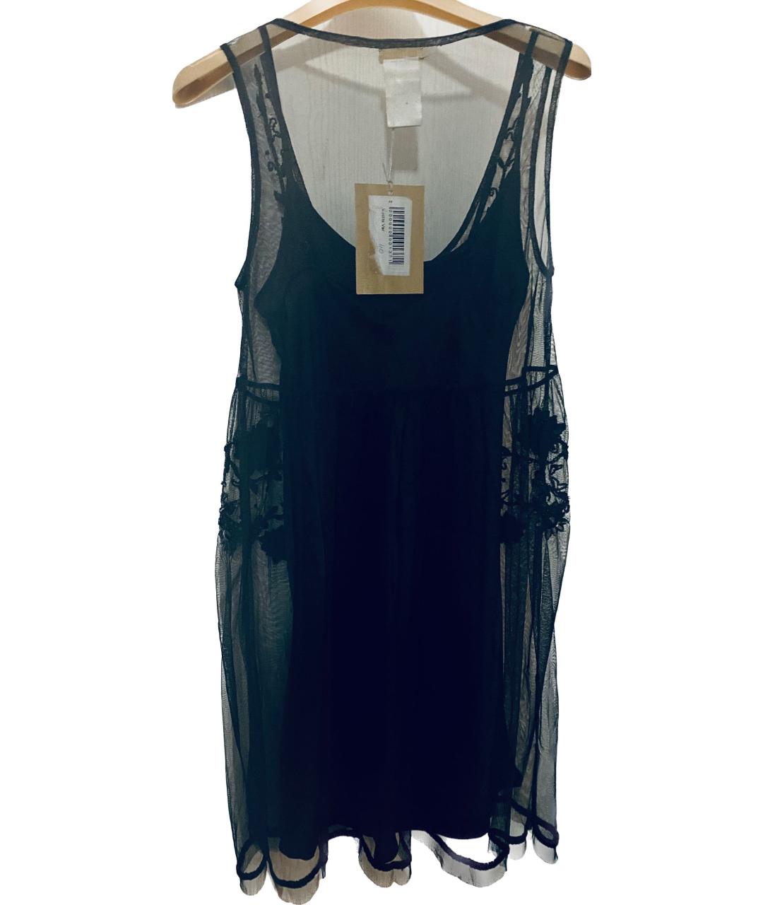 JOHN GALLIANO Черное синтетическое коктейльное платье, фото 3