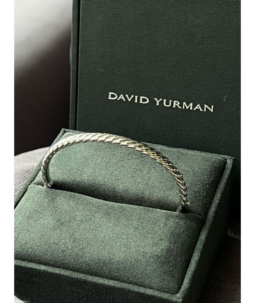 David Yurman Белый браслет из белого золота, фото 3
