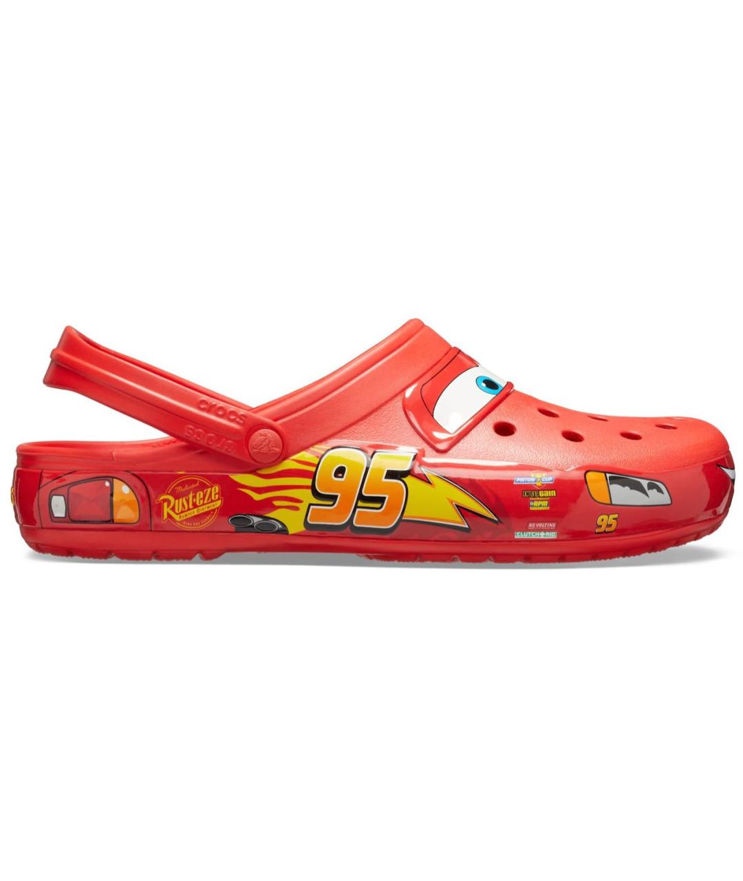 CROCS Красные резиновые сабо, фото 7
