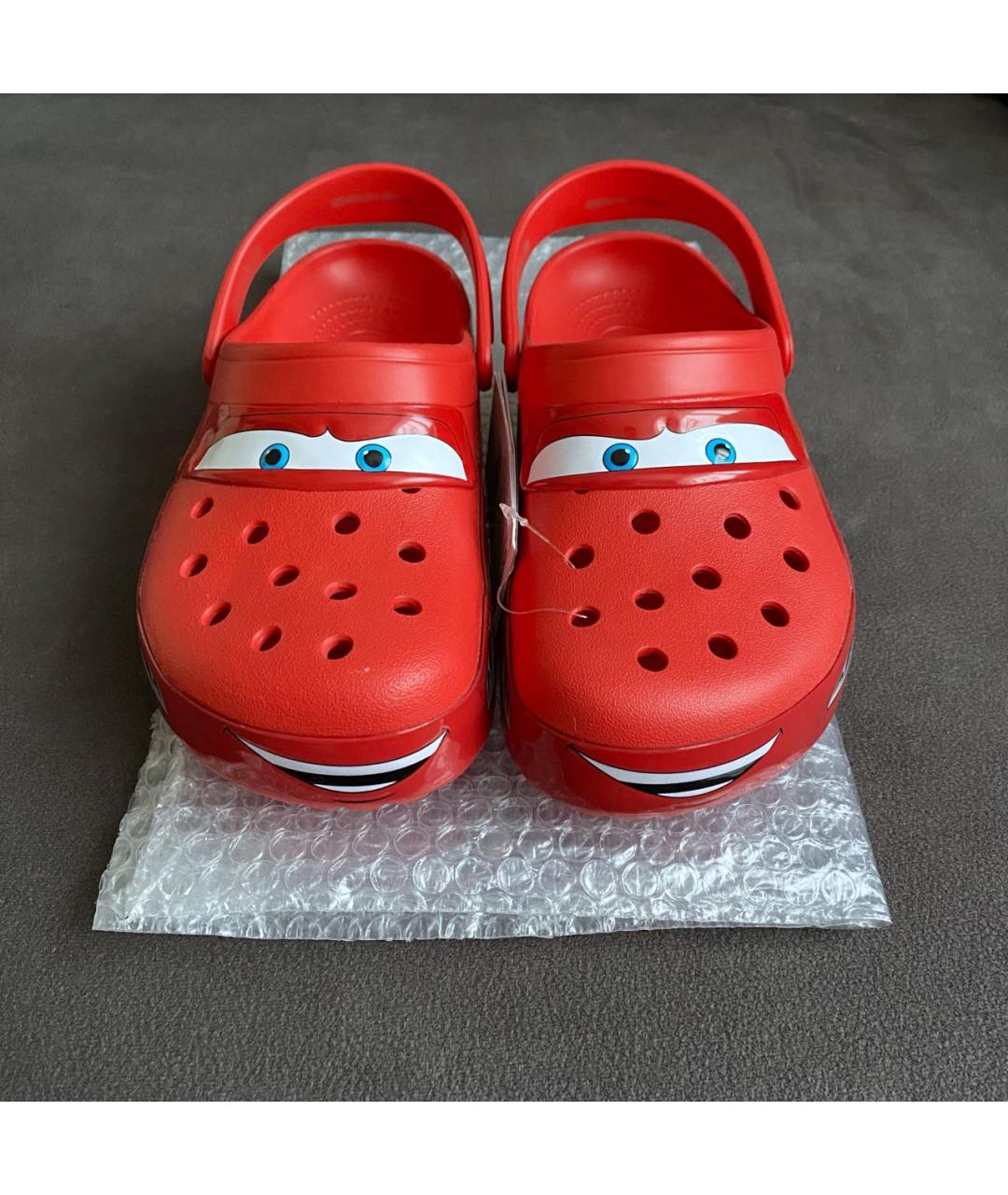 CROCS Красные резиновые сабо, фото 2