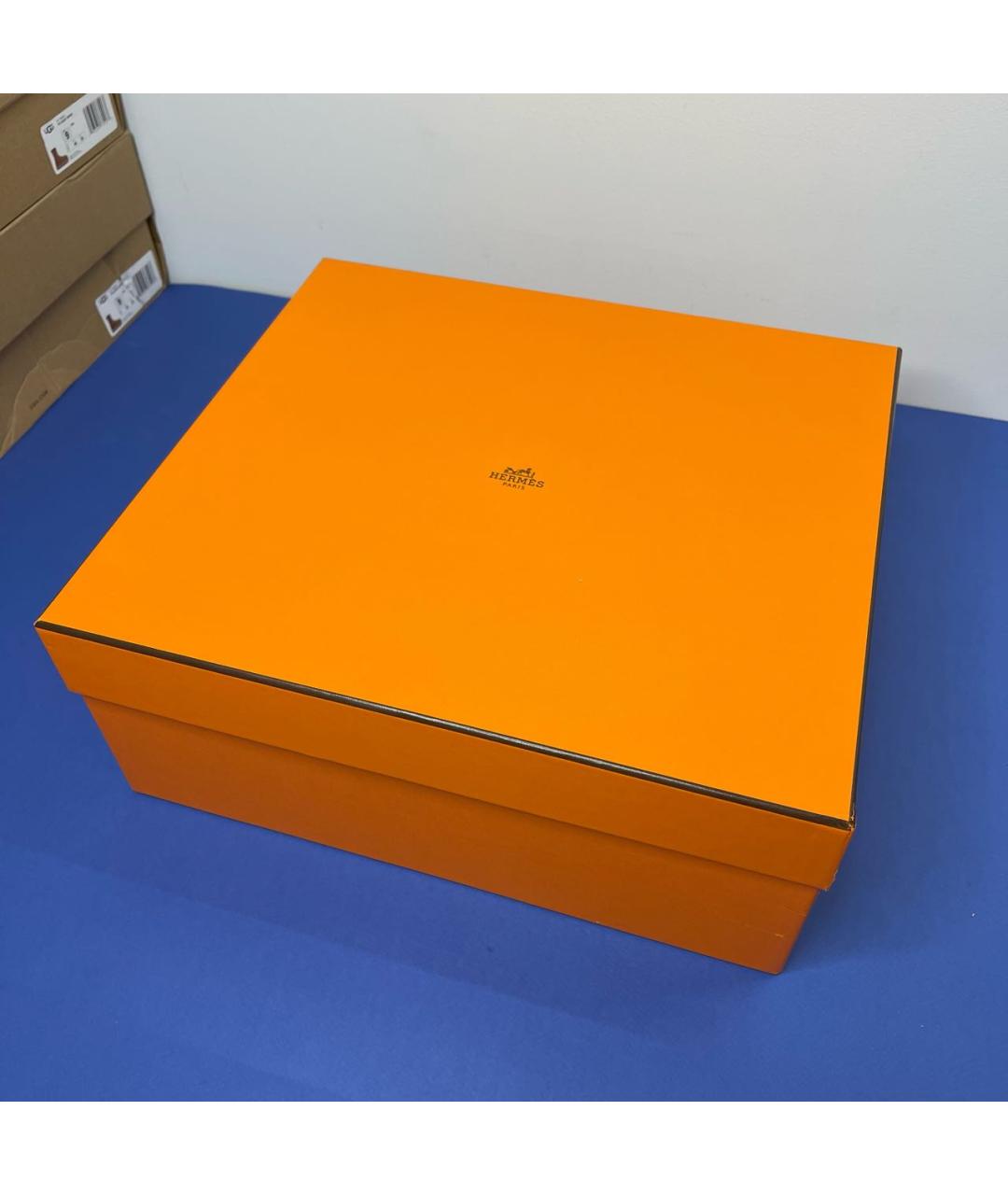 HERMES Черная кожаная сумка тоут, фото 8