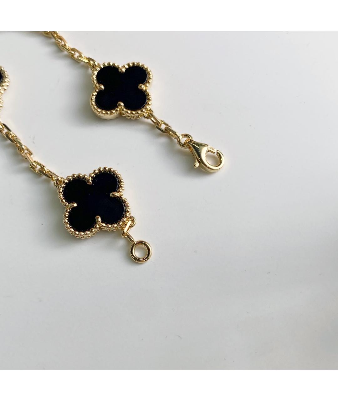 VAN CLEEF & ARPELS Черный браслет из розового золота, фото 5