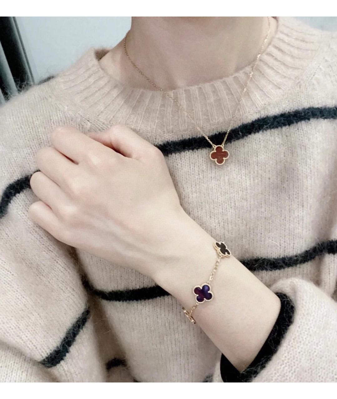 VAN CLEEF & ARPELS Черный браслет из розового золота, фото 6