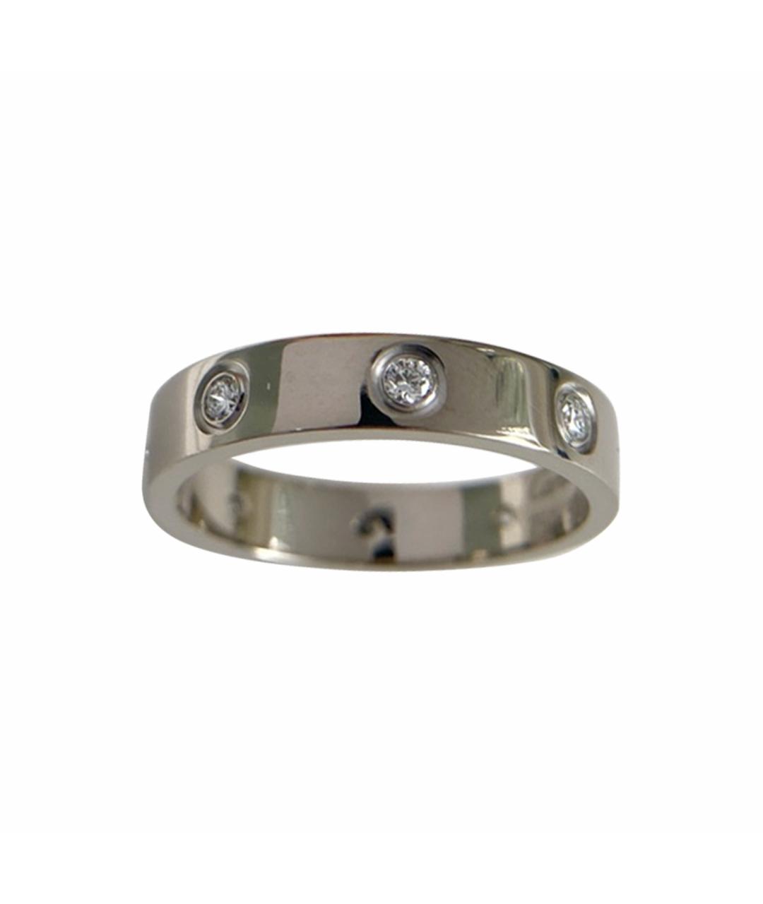 CARTIER Серебряное кольцо из белого золота, фото 1