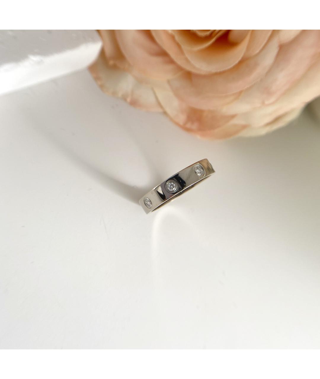 CARTIER Серебряное кольцо из белого золота, фото 2