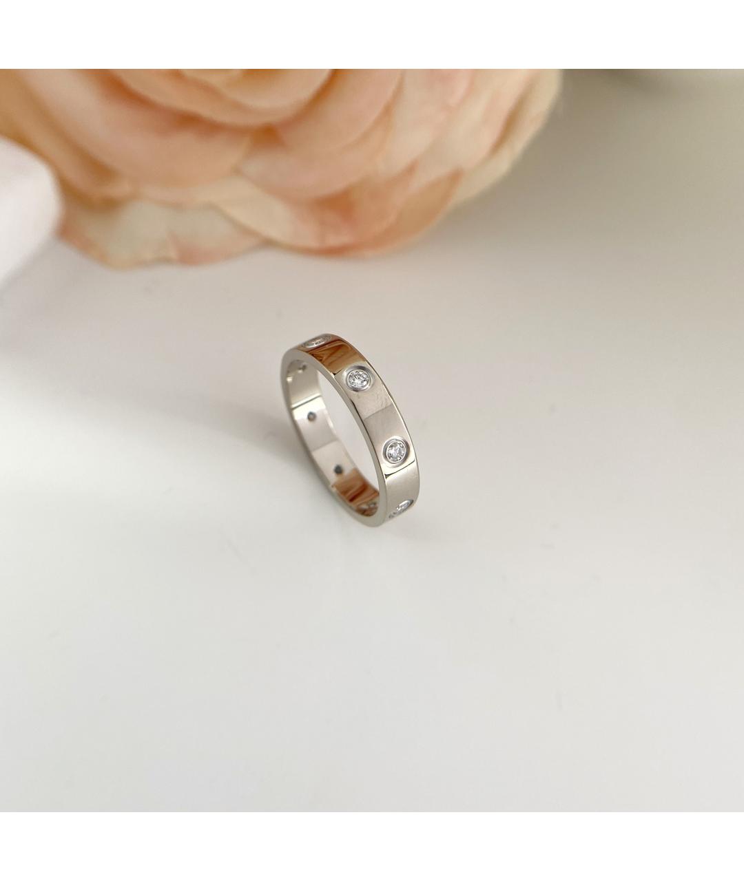 CARTIER Серебряное кольцо из белого золота, фото 4