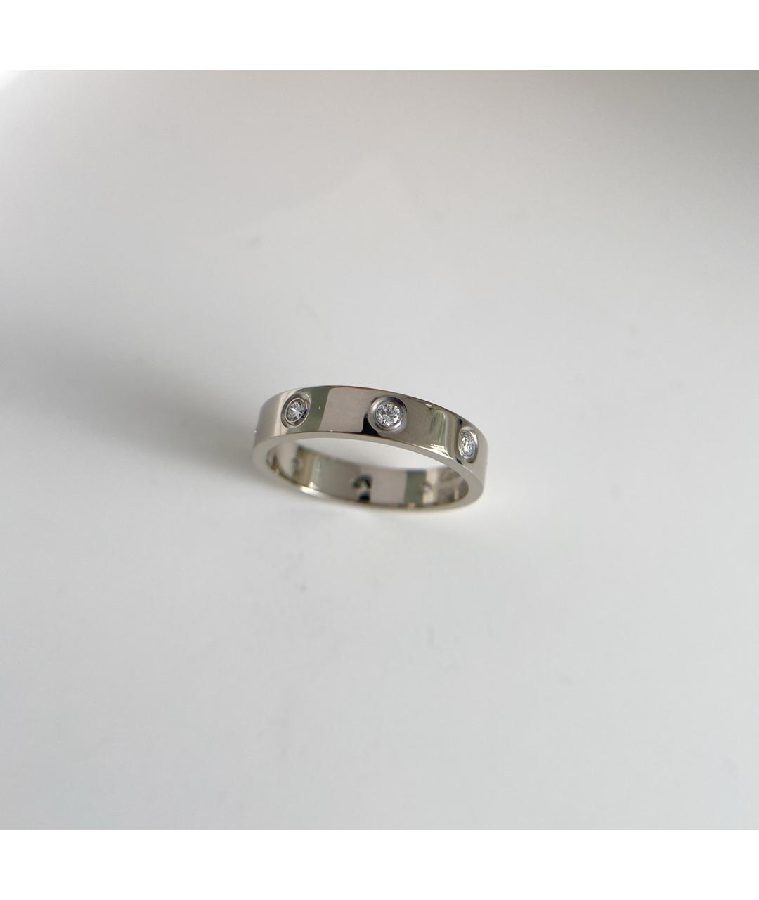 CARTIER Серебряное кольцо из белого золота, фото 6