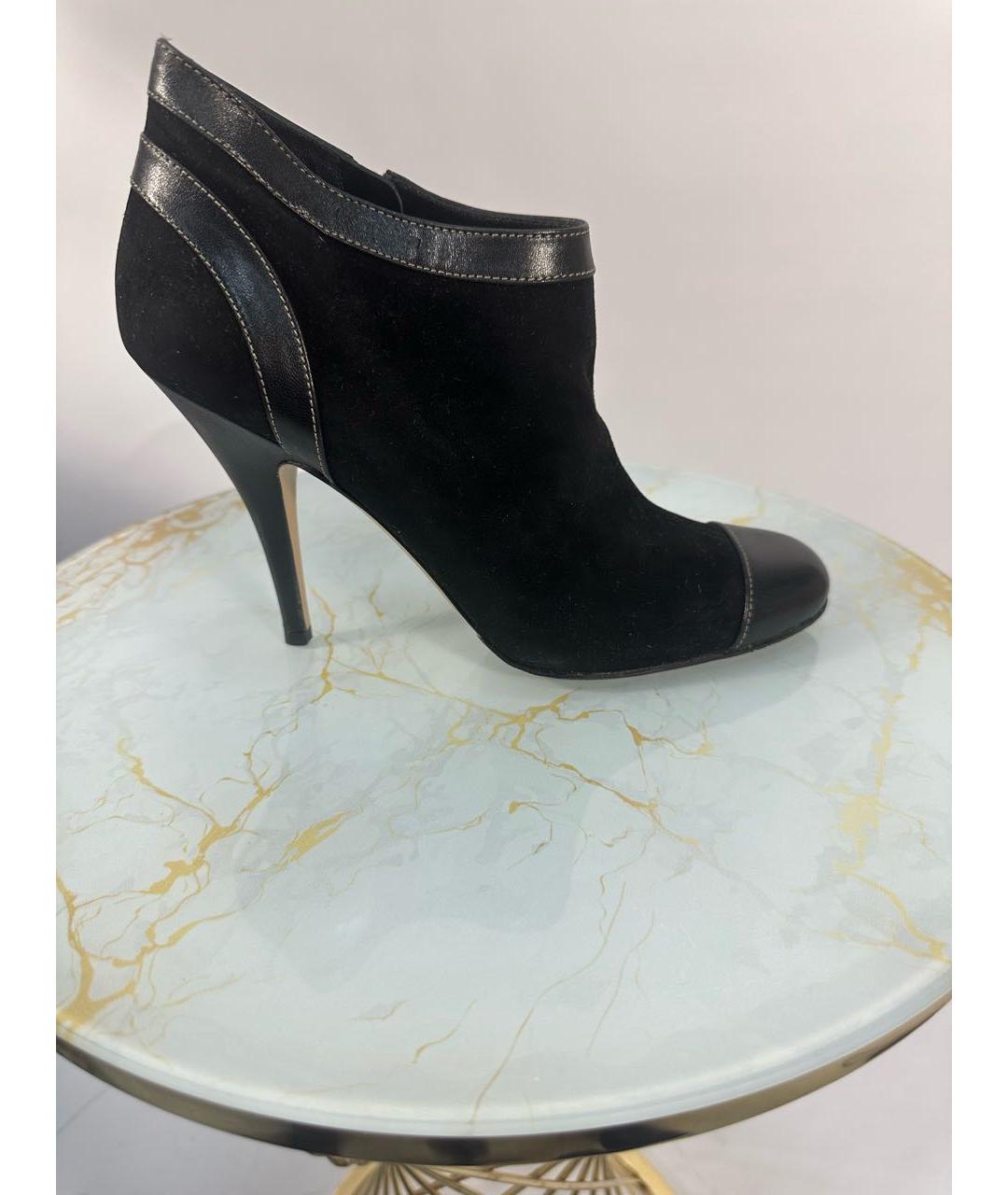 GUCCI Черные замшевые ботильоны, фото 7