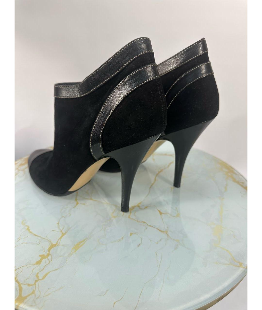 GUCCI Черные замшевые ботильоны, фото 5