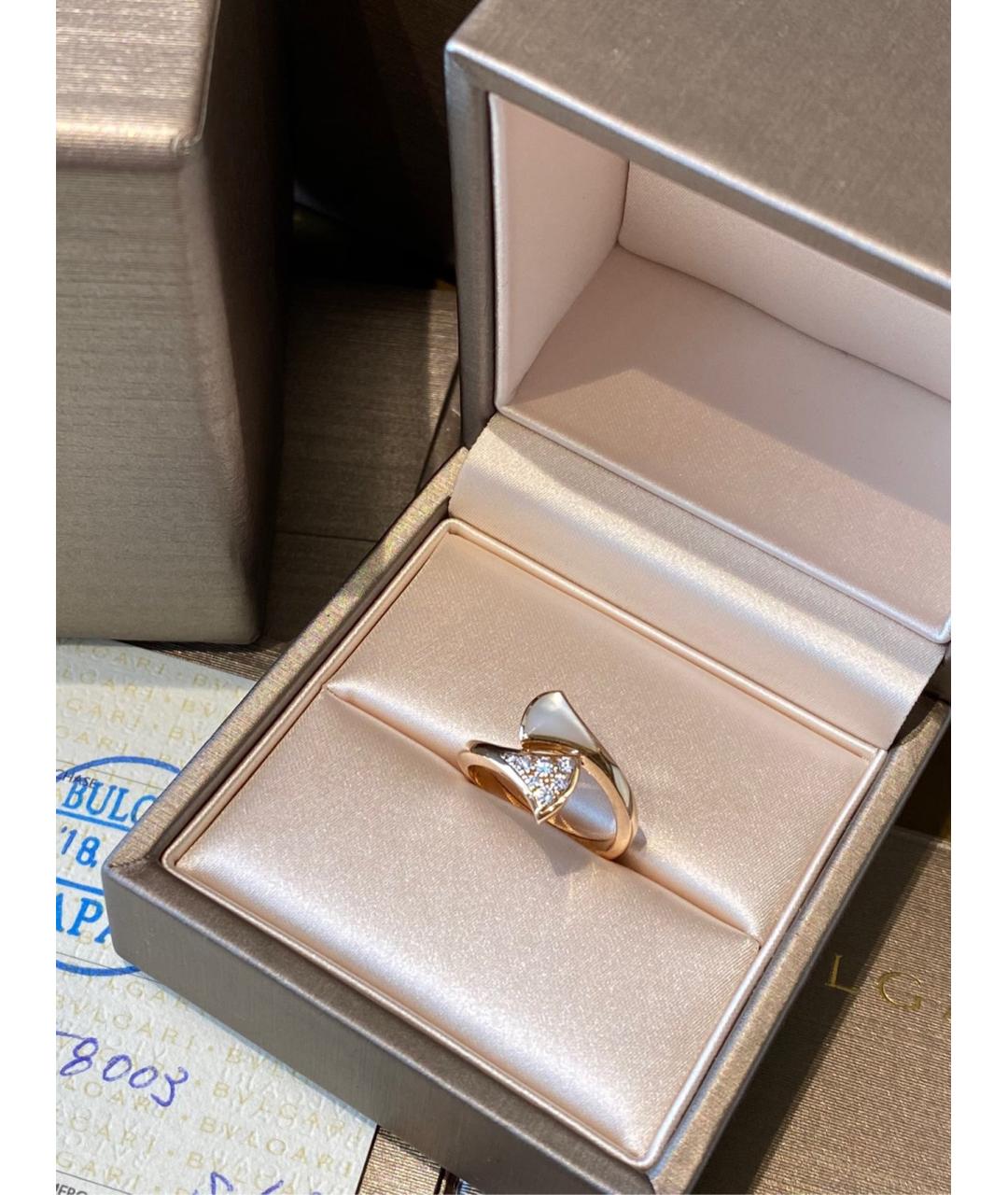 BVLGARI Золотое кольцо из розового золота, фото 3