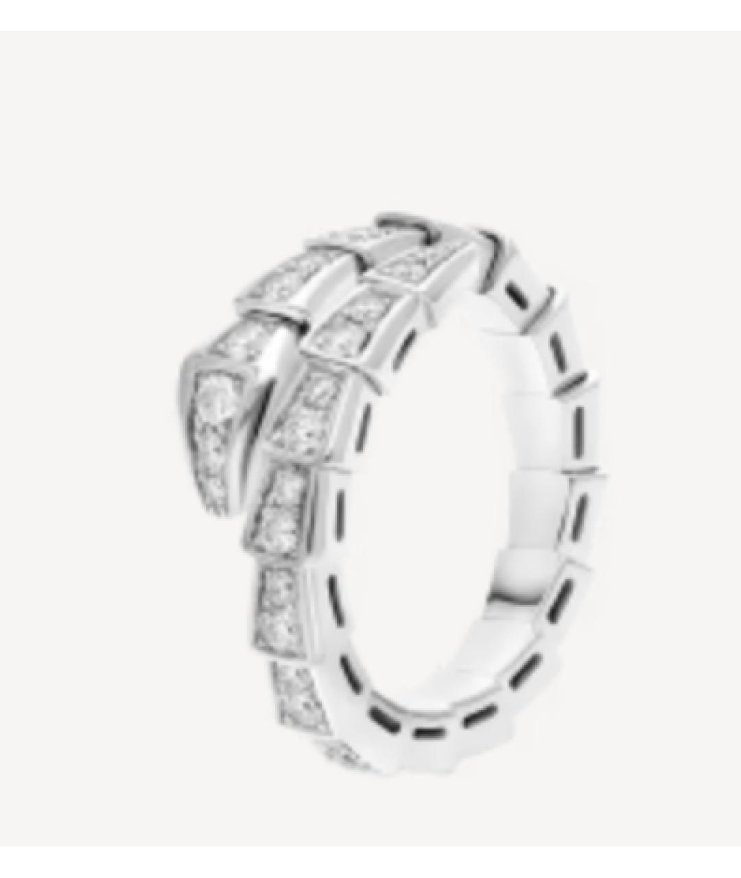 BVLGARI Серебряное кольцо из белого золота, фото 10