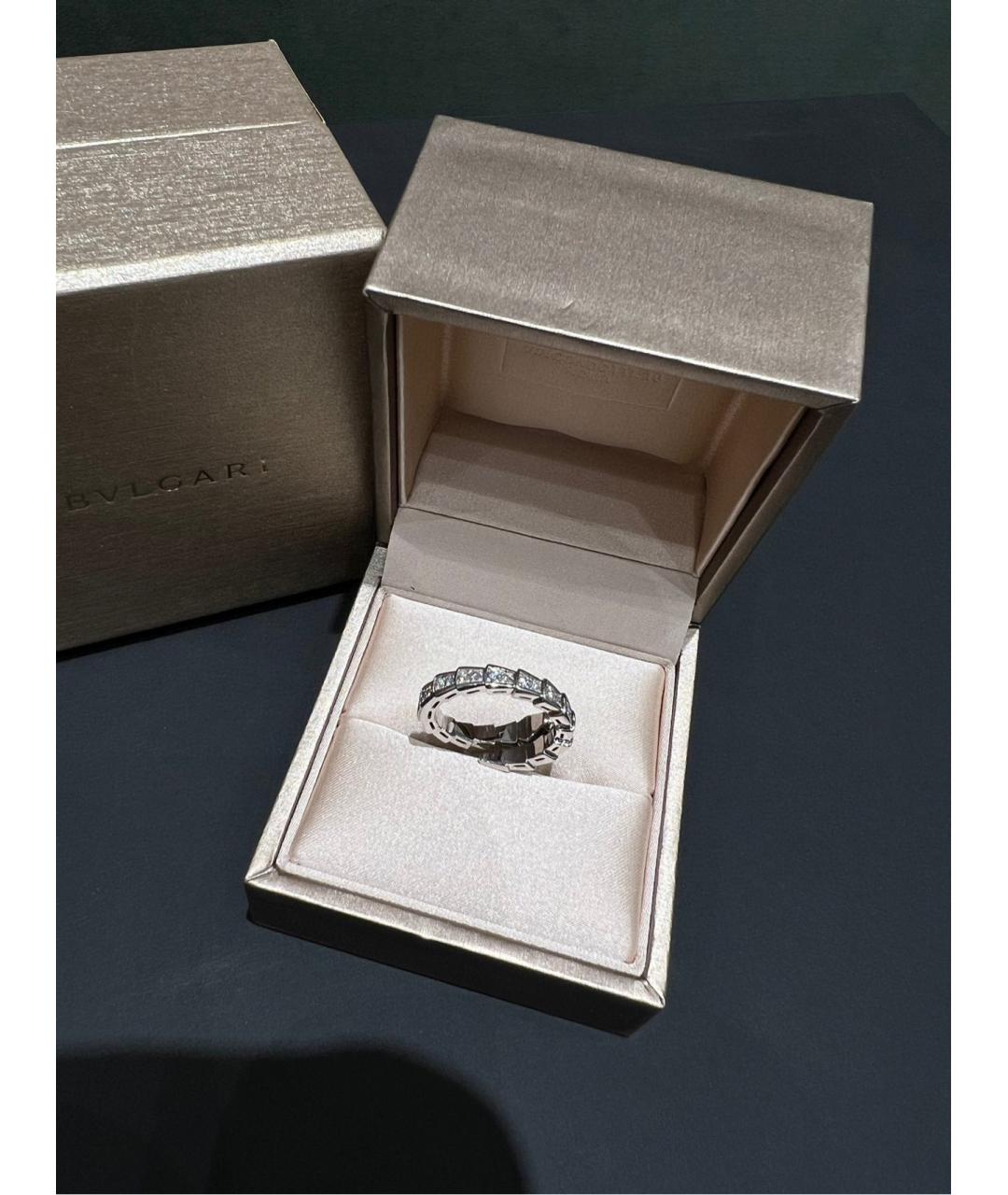 BVLGARI Серебряное кольцо из белого золота, фото 6