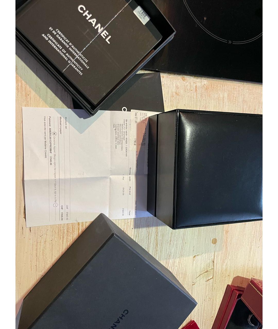 CHANEL Белые керамические часы, фото 4