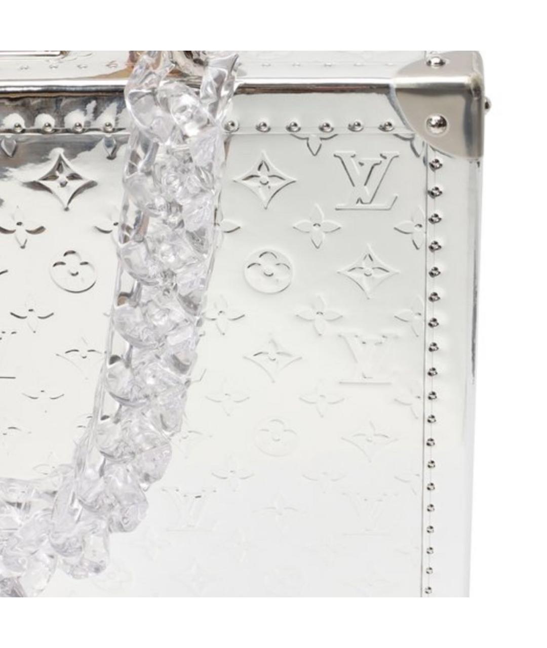LOUIS VUITTON PRE-OWNED Серебрянный чемодан из лакированной кожи, фото 7