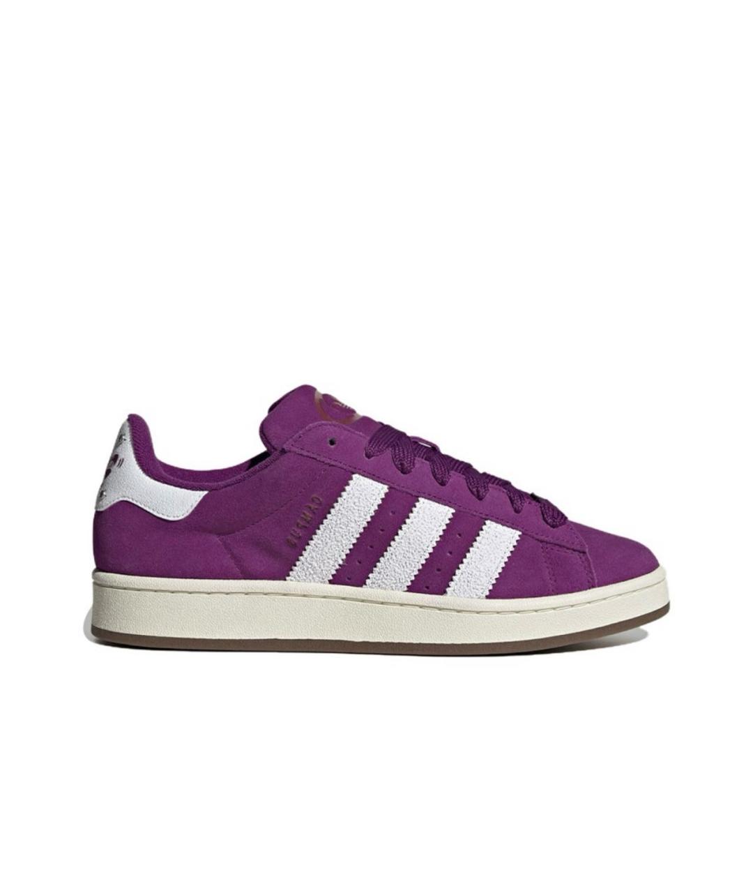 ADIDAS Фиолетовые замшевые кеды, фото 1