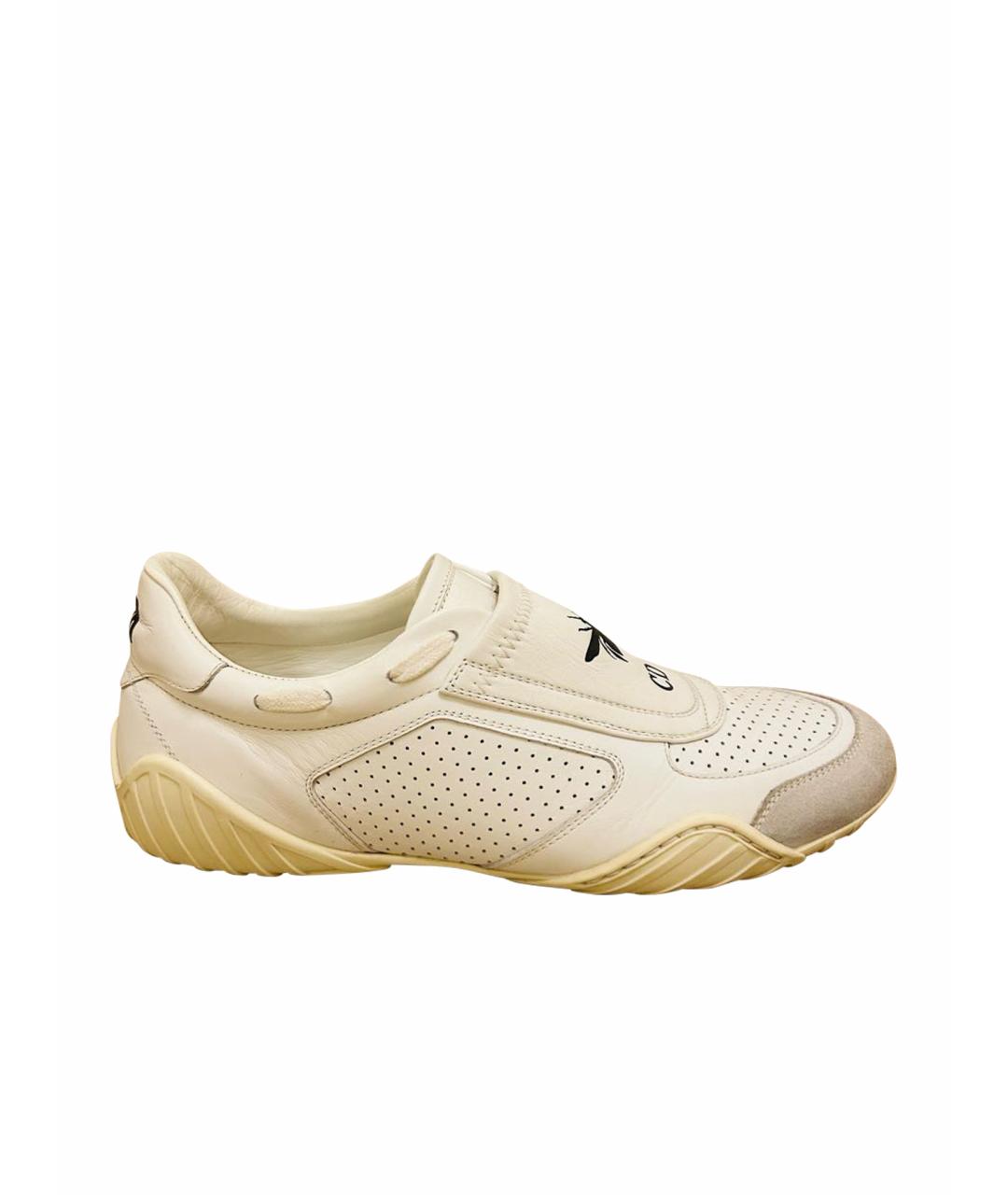 CHRISTIAN DIOR PRE-OWNED Белые кожаные кроссовки, фото 1
