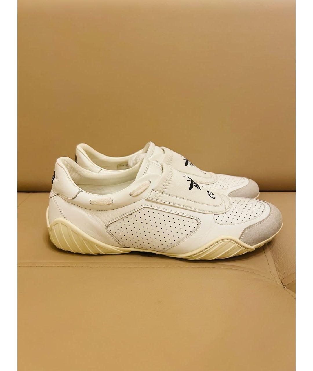 CHRISTIAN DIOR PRE-OWNED Белые кожаные кроссовки, фото 9