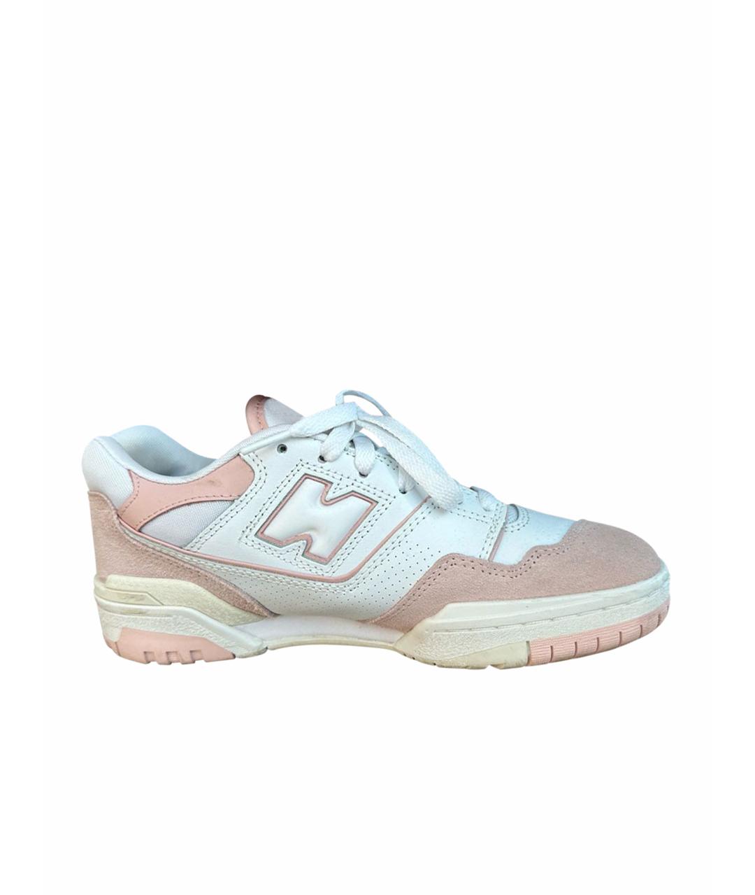 NEW BALANCE Белые кеды из искусственной кожи, фото 1