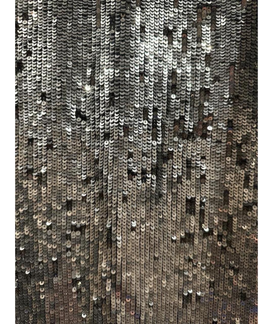 P.A.R.O.S.H. Серебряное вискозное коктейльное платье, фото 5
