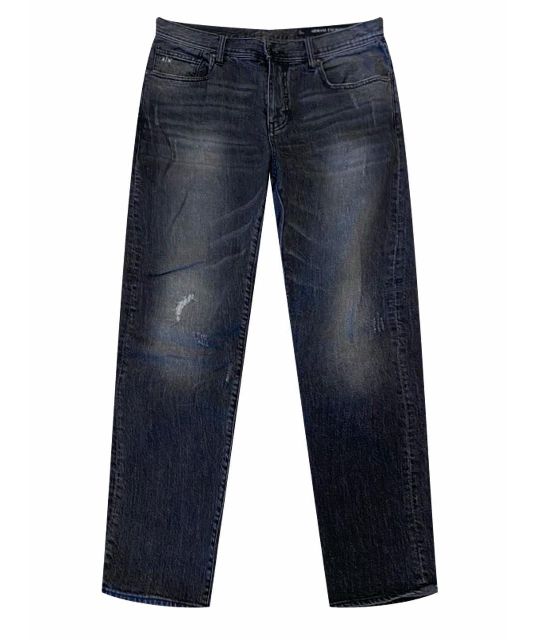 ARMANI EXCHANGE Антрацитовые прямые джинсы, фото 1