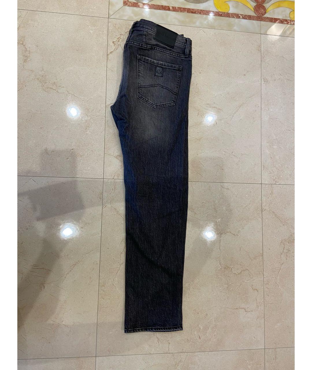 ARMANI EXCHANGE Антрацитовые прямые джинсы, фото 2