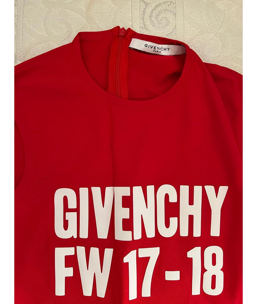 GIVENCHY Красный вискозный комбинезон, фото 3