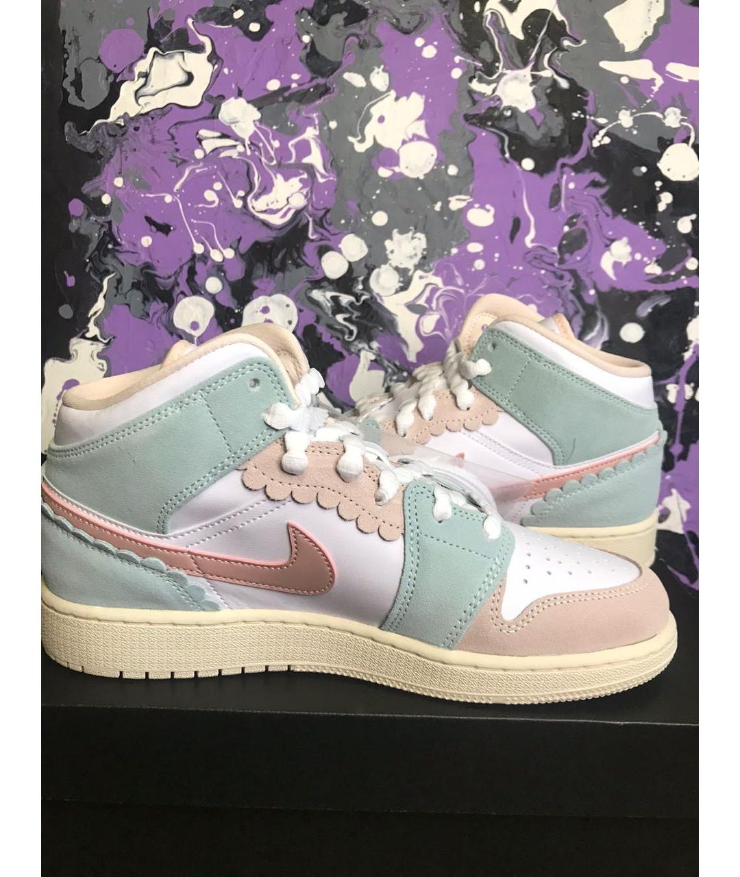 JORDAN Мульти кожаные кроссовки, фото 6