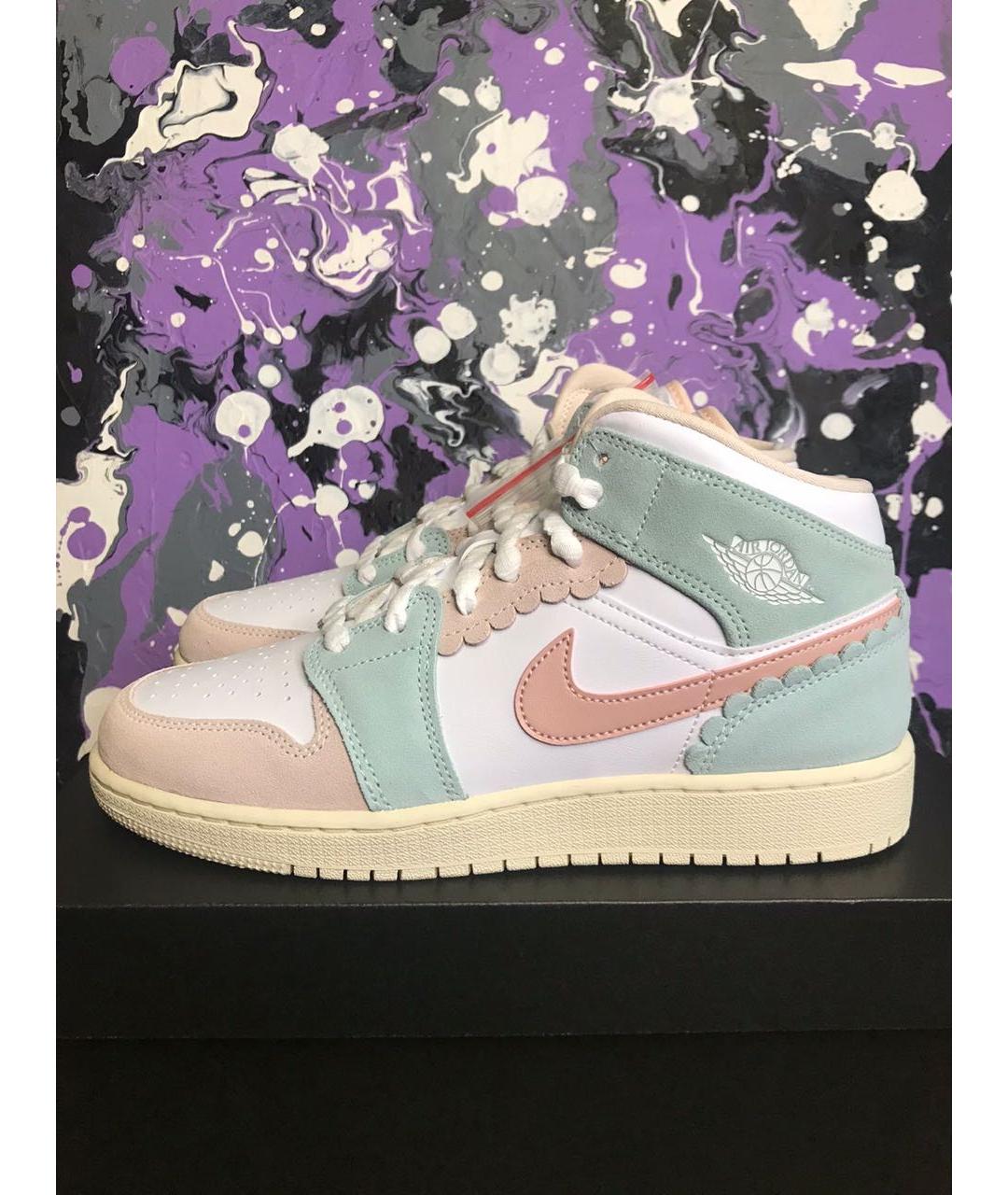 JORDAN Мульти кожаные кроссовки, фото 2