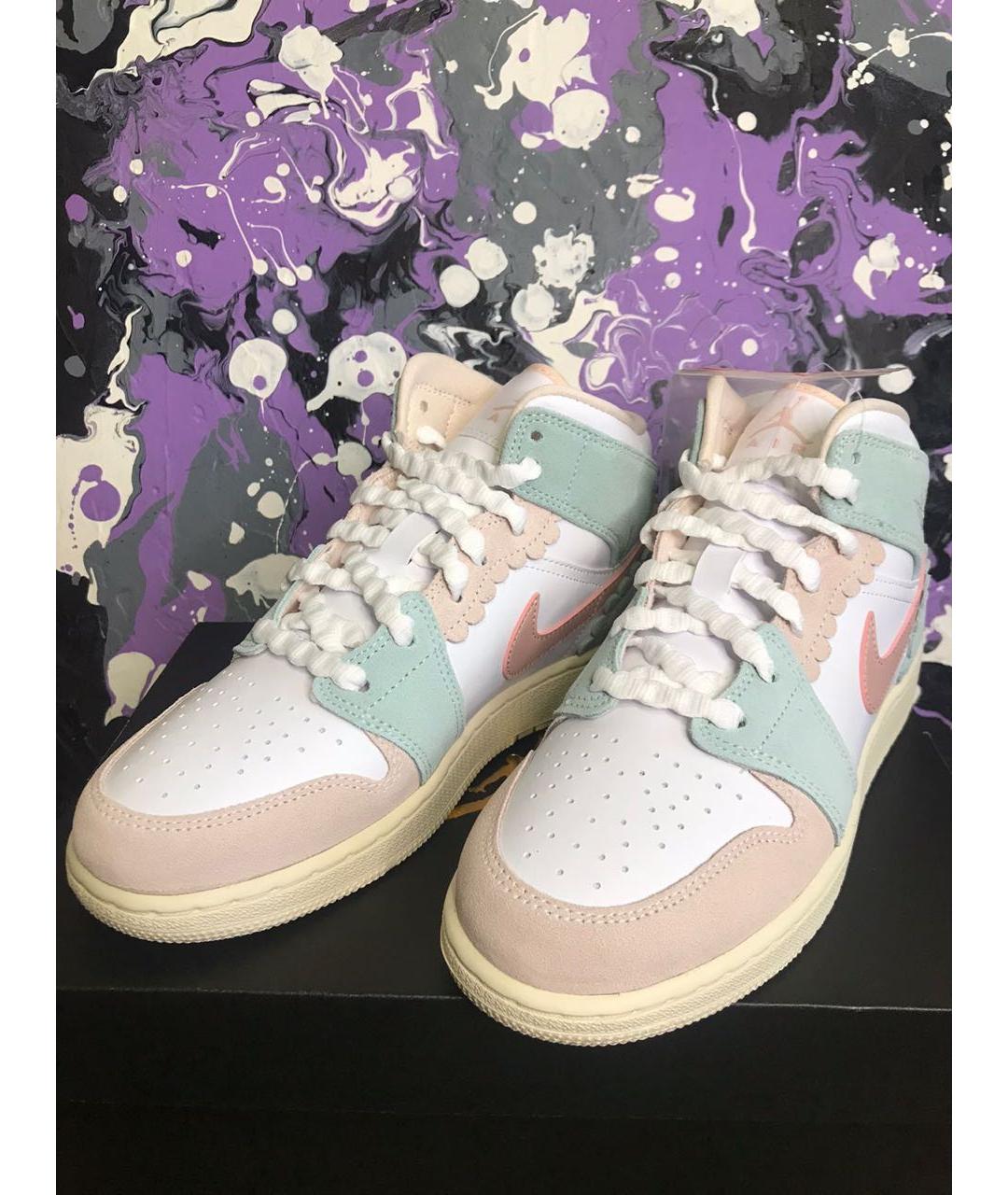 JORDAN Мульти кожаные кроссовки, фото 7