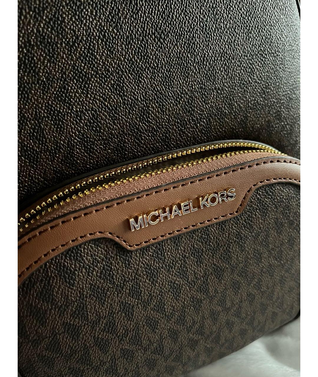 MICHAEL MICHAEL KORS Коричневый рюкзак, фото 7