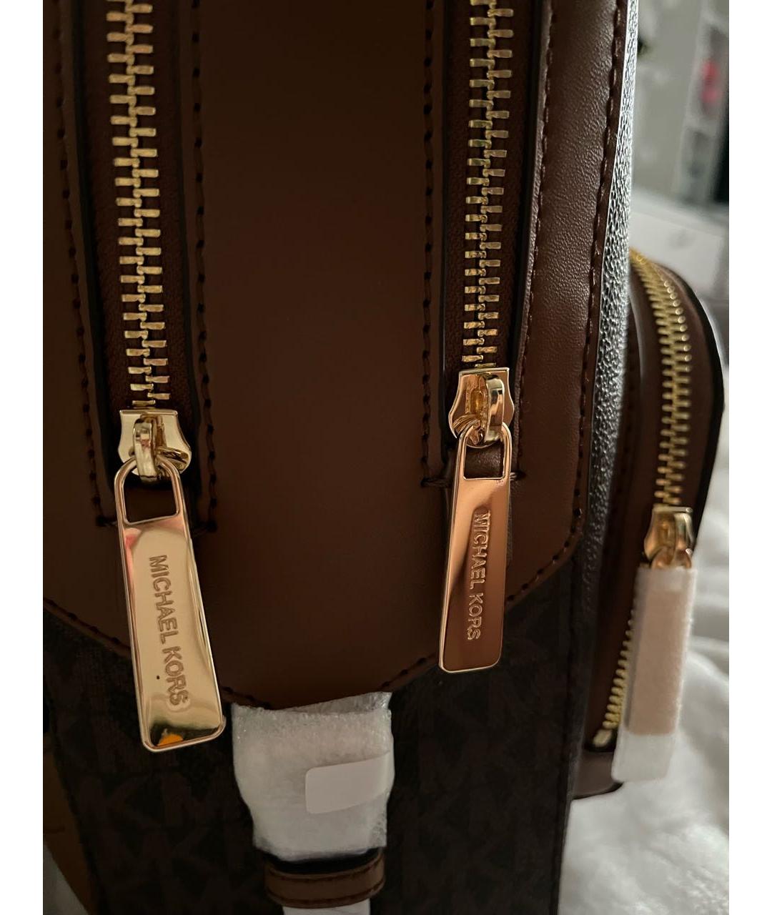 MICHAEL MICHAEL KORS Коричневый рюкзак, фото 8