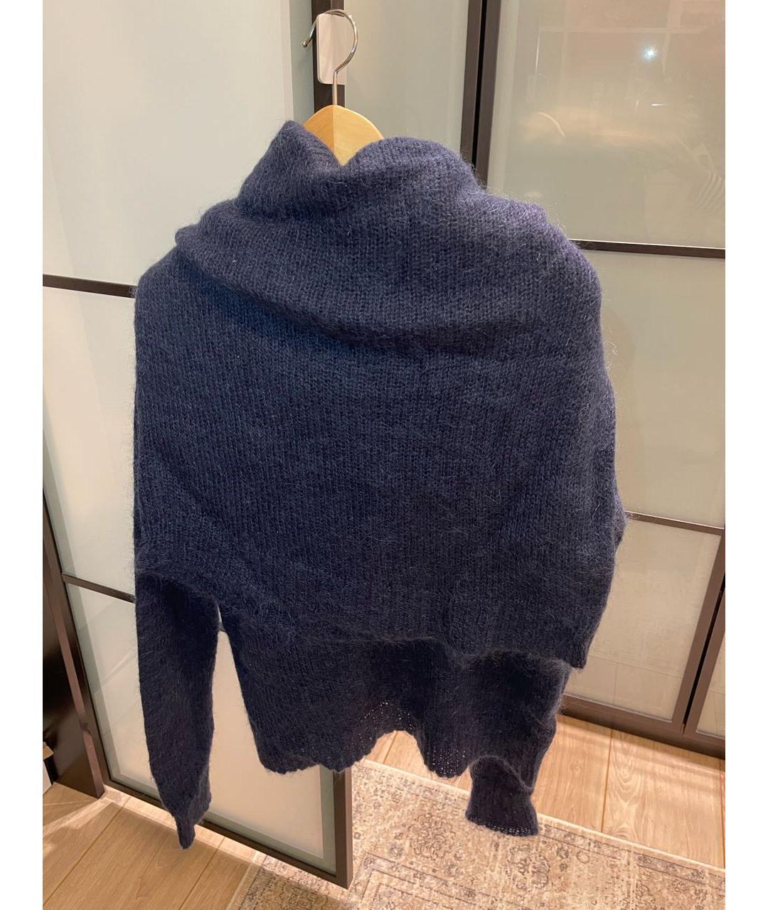 ROKH Темно-синий шерстяной джемпер / свитер, фото 2