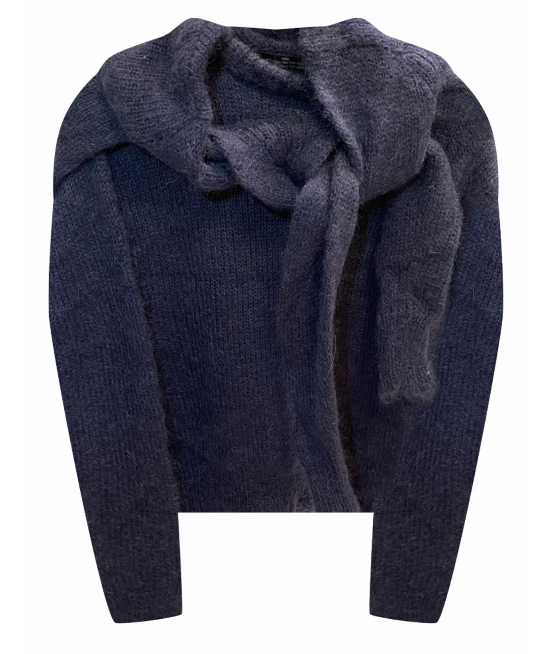 ROKH Темно-синий шерстяной джемпер / свитер, фото 1