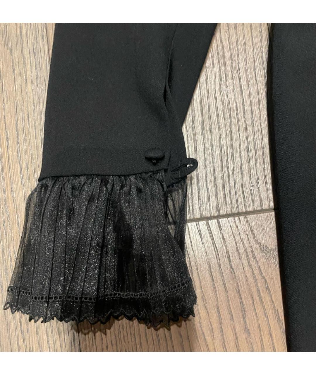 GUY LAROCHE Черное шерстяное коктейльное платье, фото 5